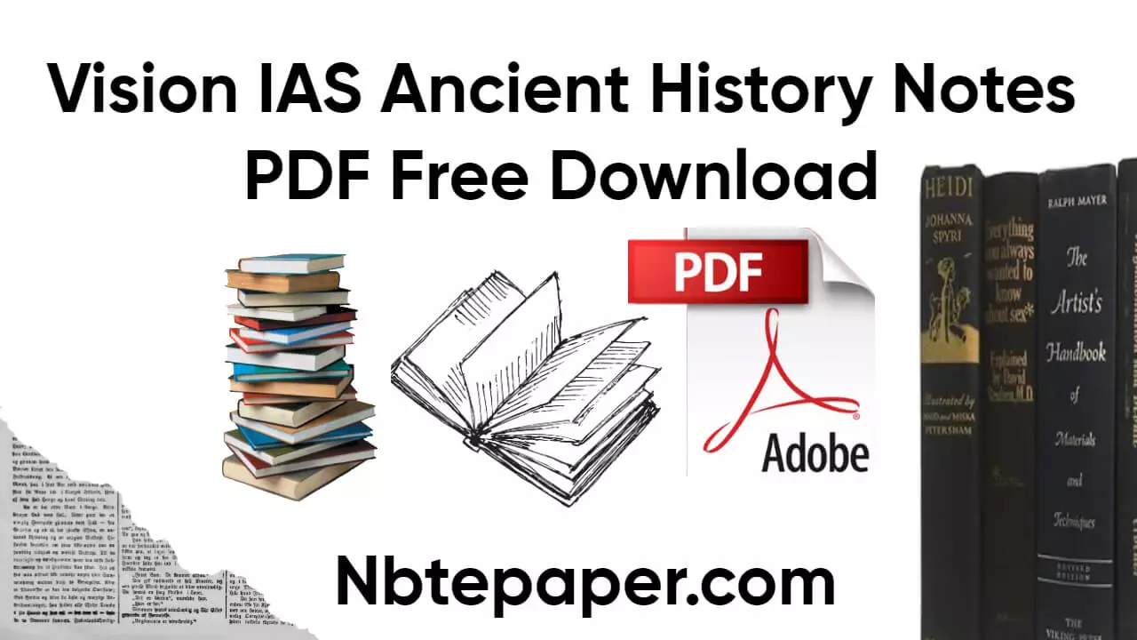 Vision IAS Ancient History Notes PDF Free Download